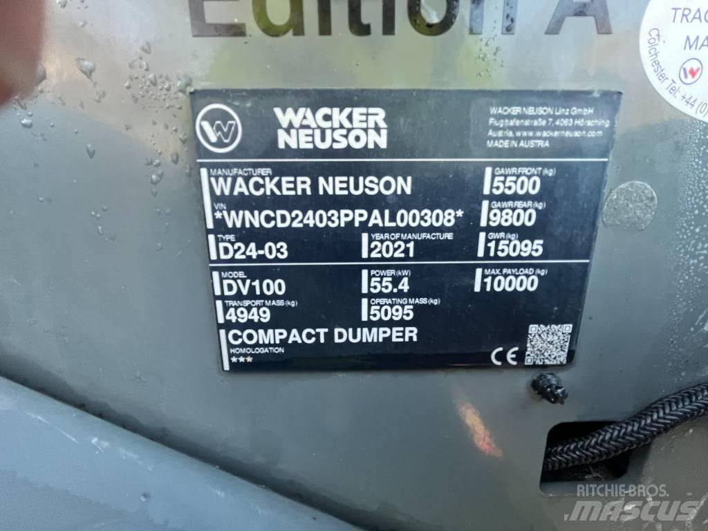 Wacker Neuson DV 100 Minidumper