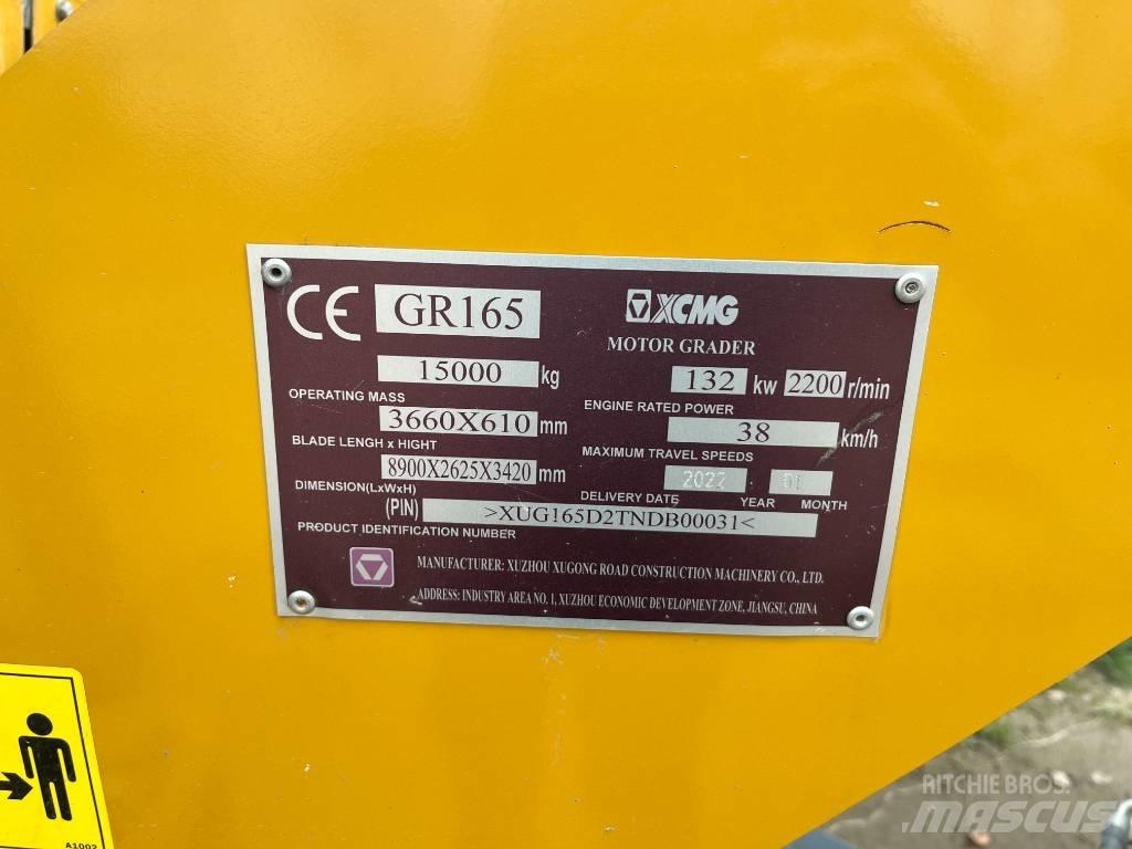 XCMG GR 165 Grader