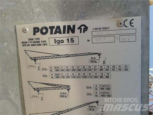 Potain Igo 15 Turmdrehkrane