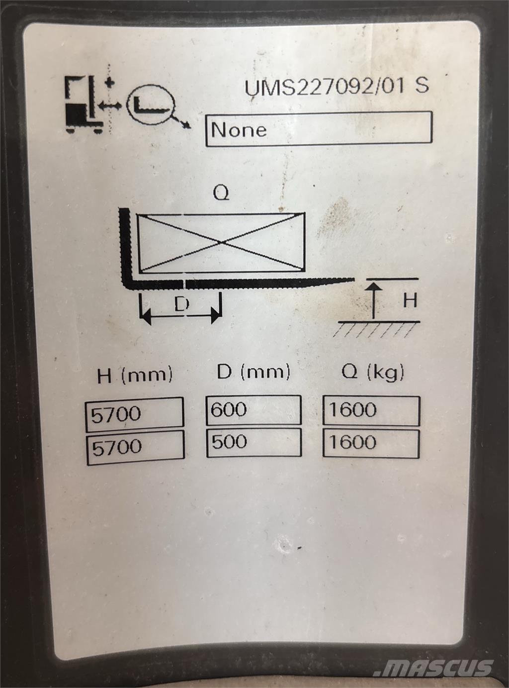 Atlet UMS160 Schubmaststapler