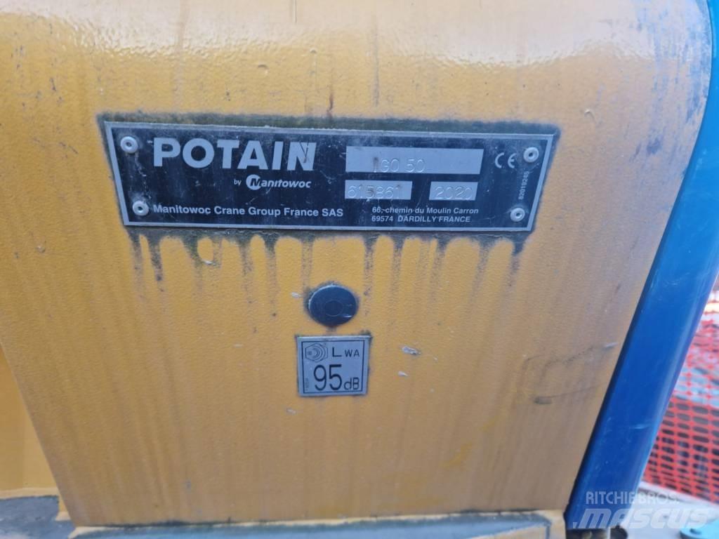 Potain IGO 50 Selbstaufrichtende Krane
