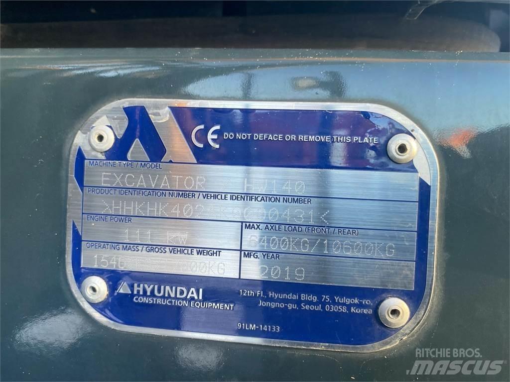 Hyundai HW140 Mobilbagger