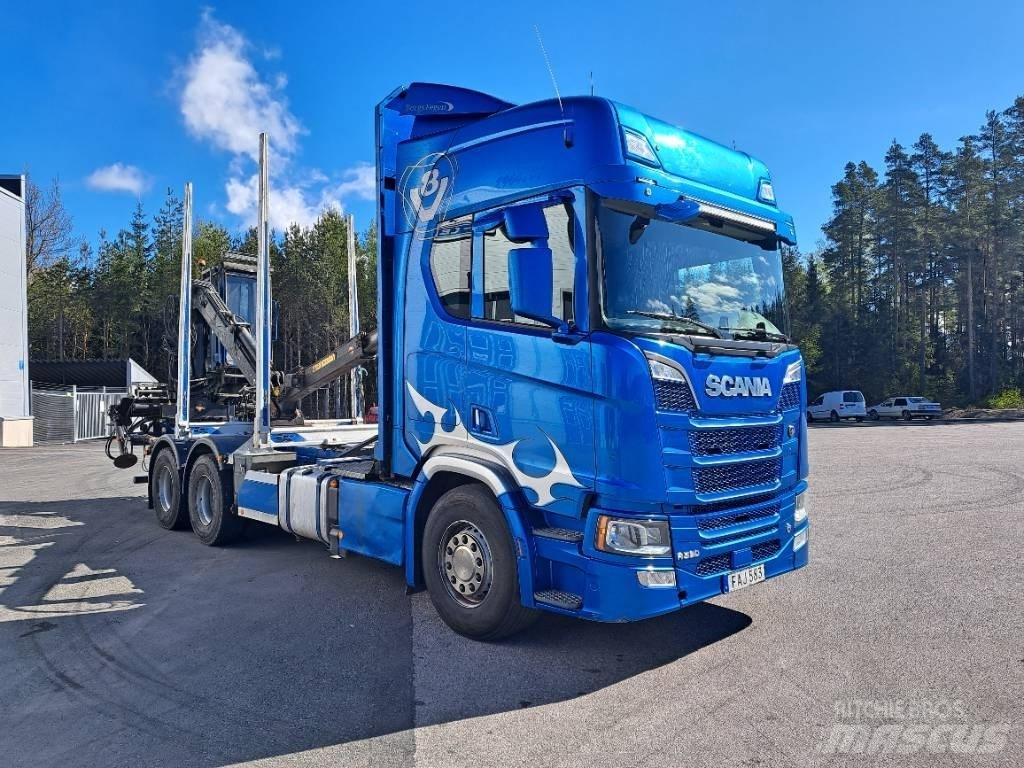 Scania R580B6X4NB Holztransporter