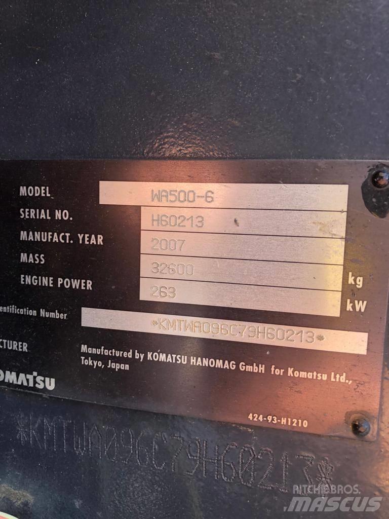 Komatsu WA500-6 Radlader