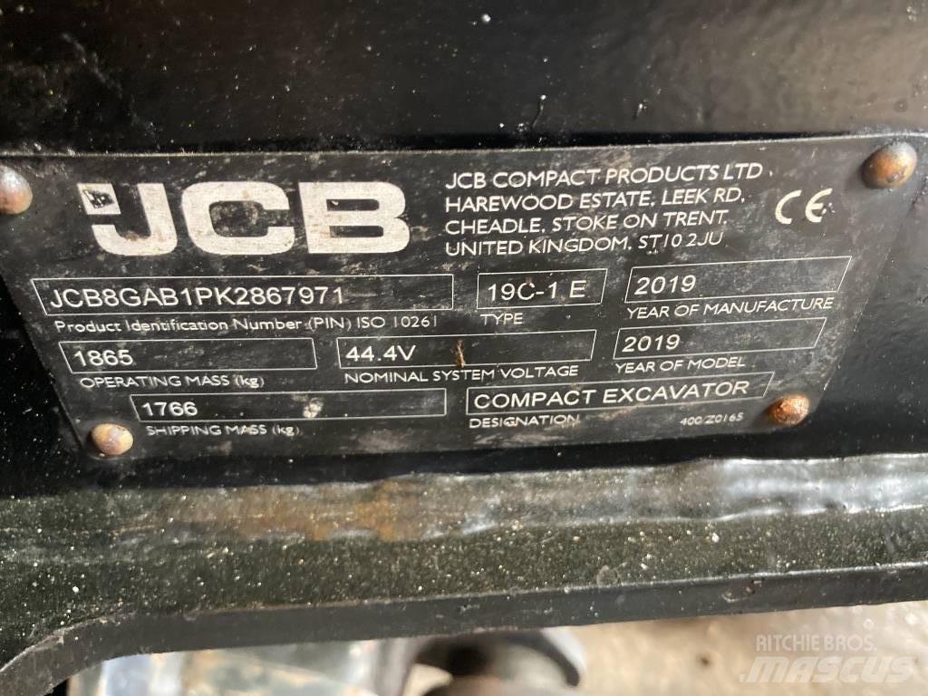 JCB 19 C-IE Minibagger < 7t