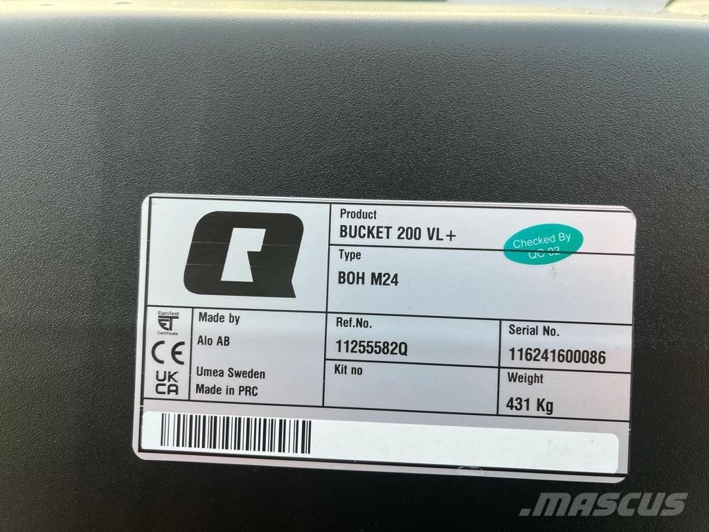  Ålø VL+ 200 Kornskovl Teleskoplader