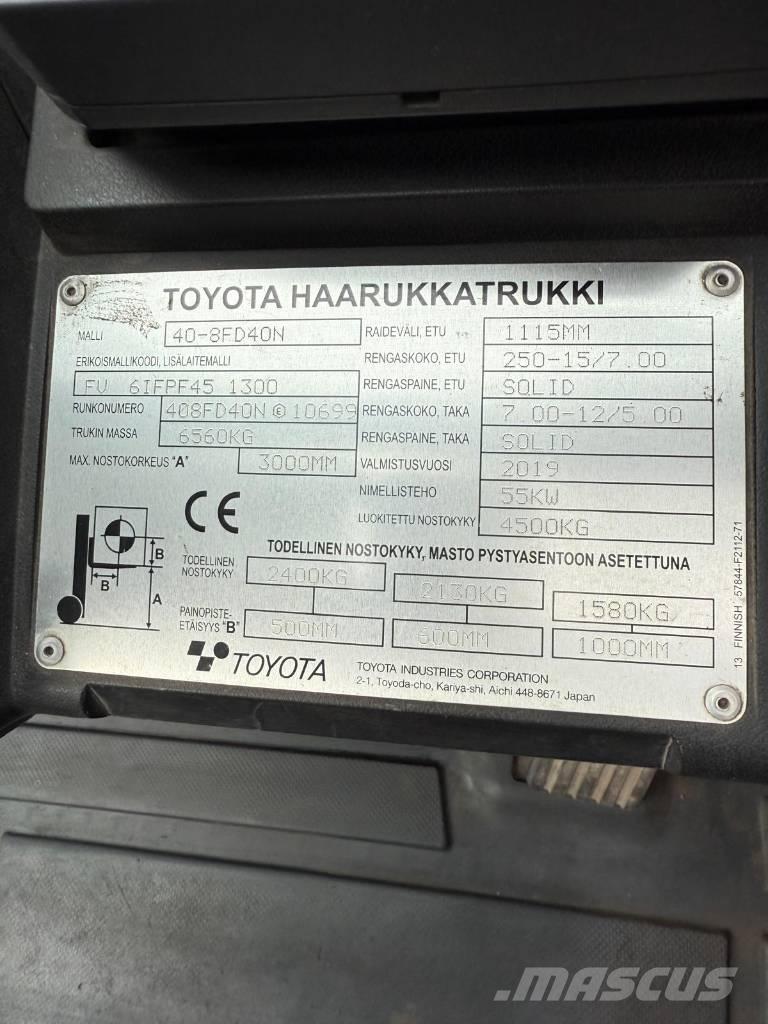 Toyota 40-8 FD 40 N Diesel heftrucks