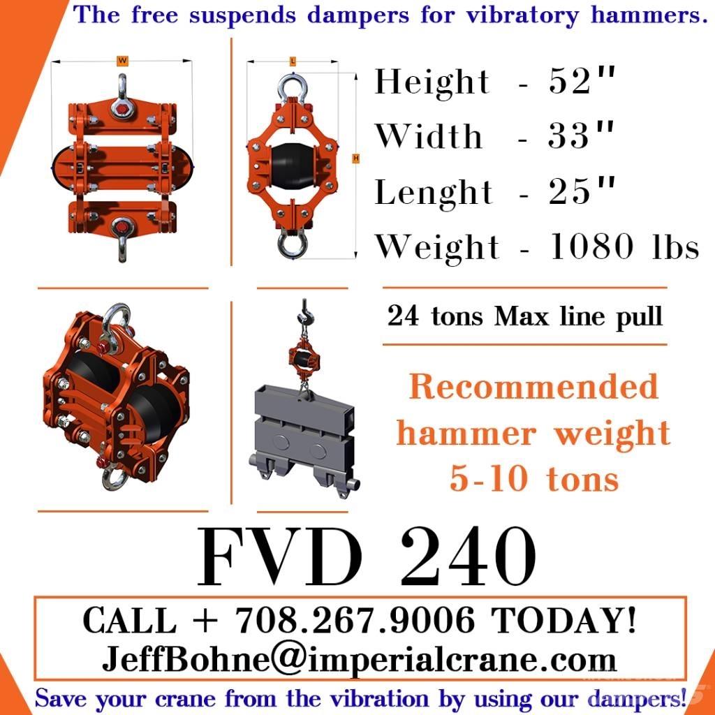  Finaros FVD 240 Hydraulische Rammhammer
