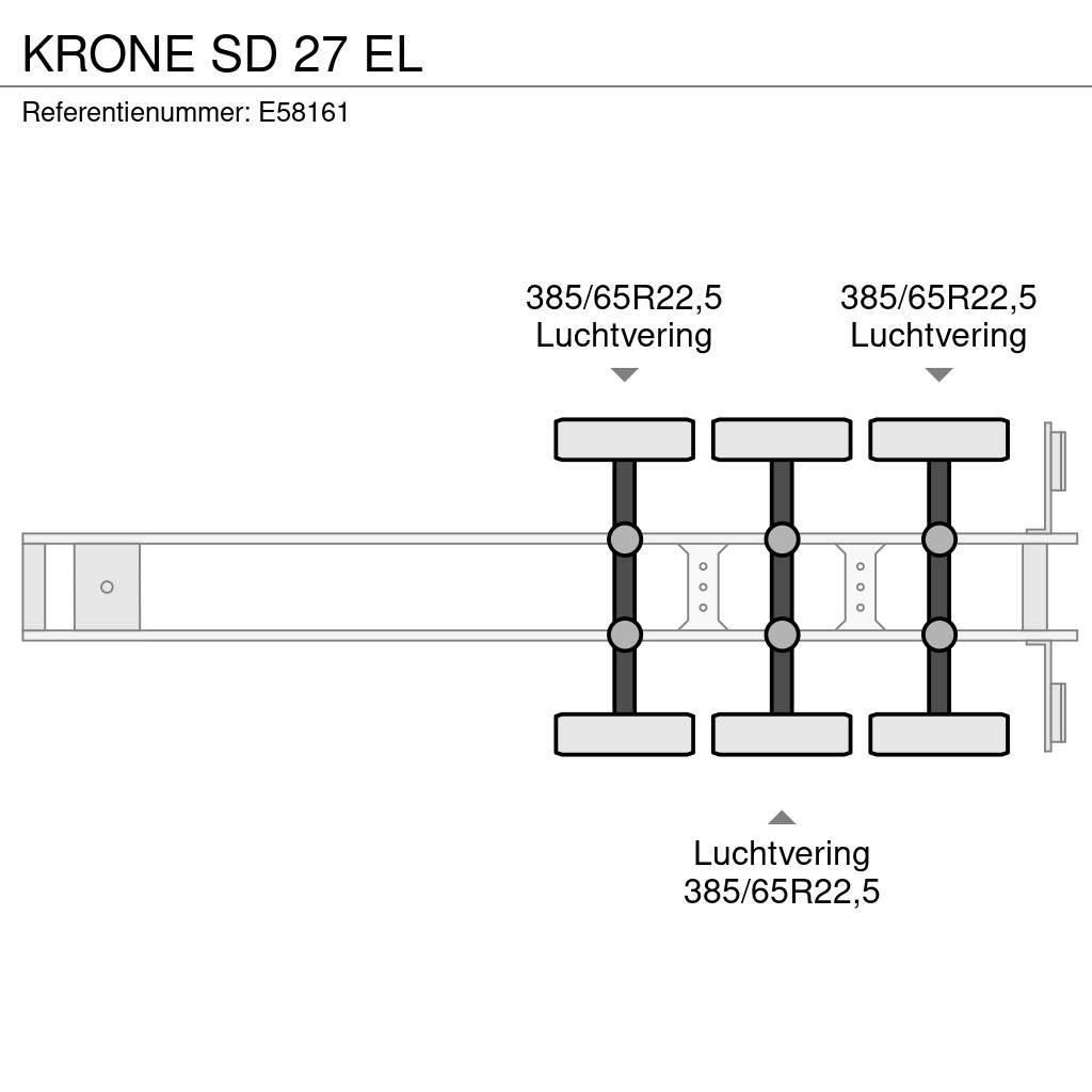 Krone SD 27 EL Pritschenauflieger