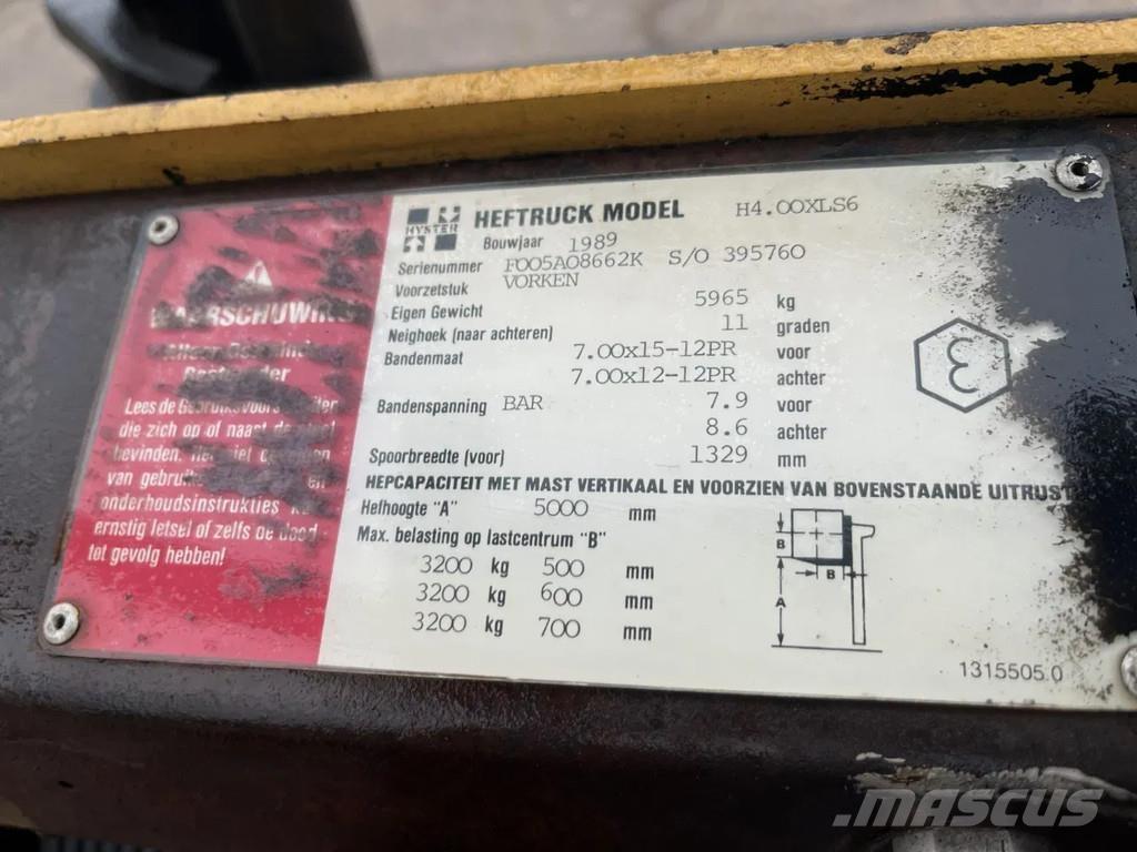 Hyster H4 * 00XLS6 Diesel heftrucks