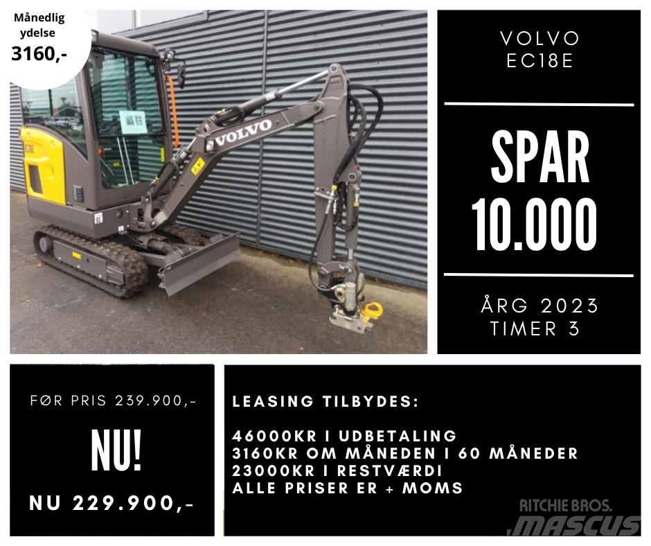 Volvo EC 18 E Minibagger < 7t