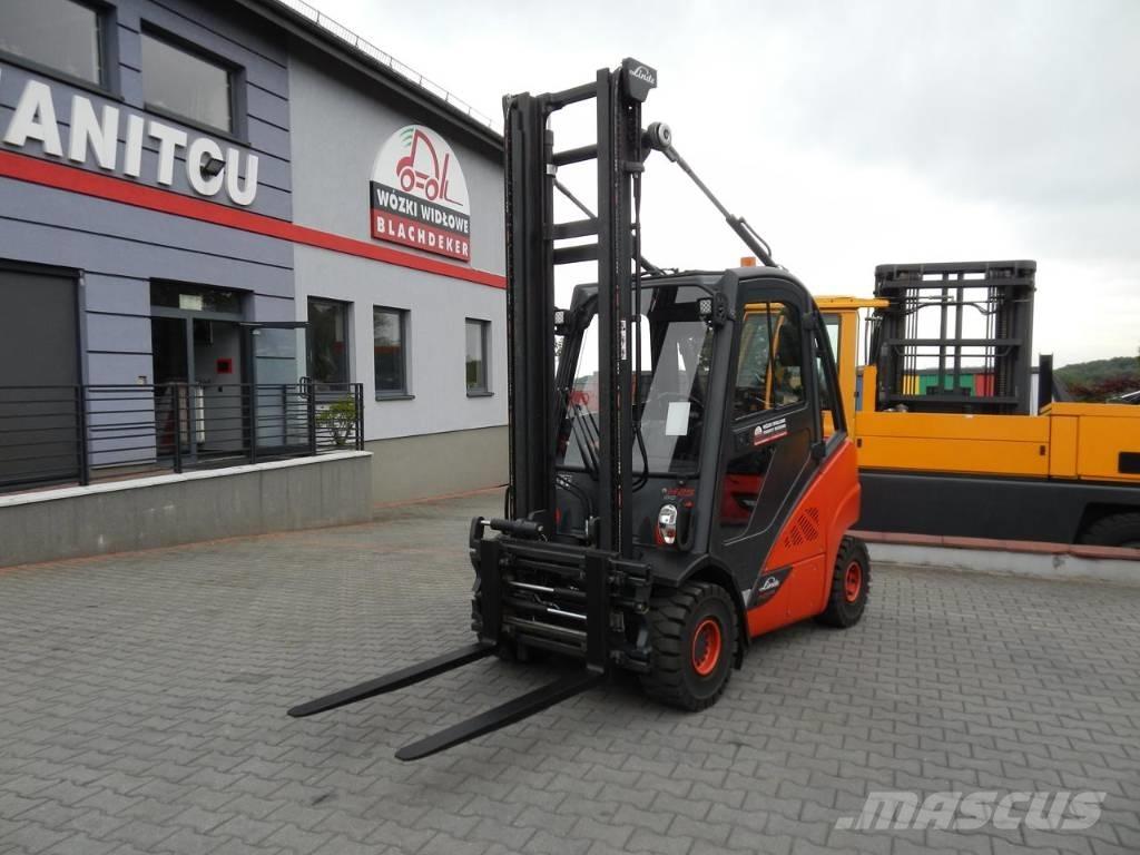 Linde H25T-02 LPG heftrucks