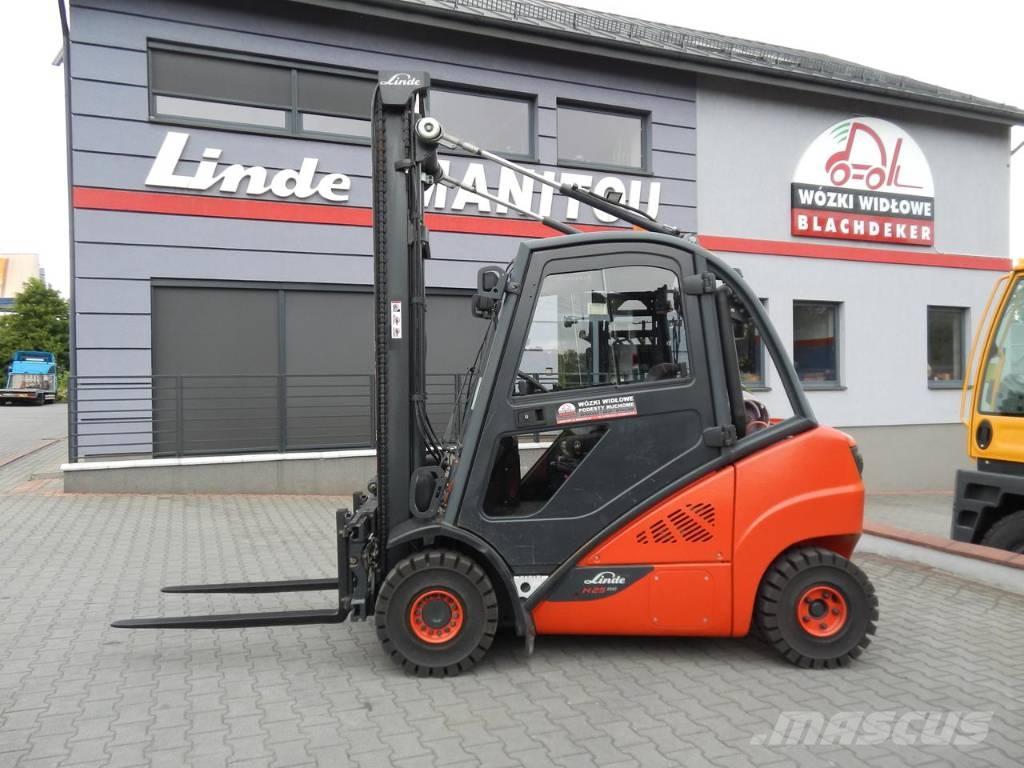 Linde H25T-02 LPG heftrucks