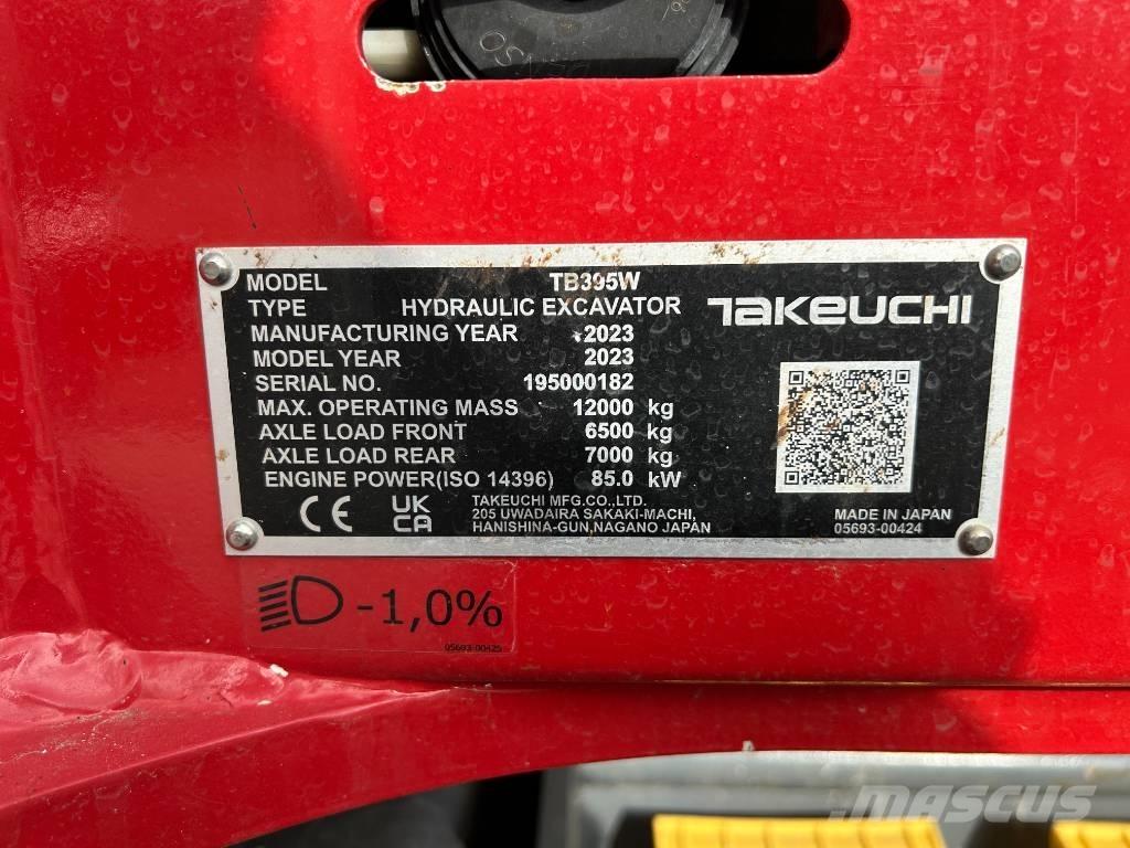 Takeuchi TB 395 W Mobilbagger