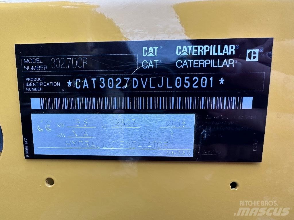 CAT 302.7 D CR Minibagger < 7t