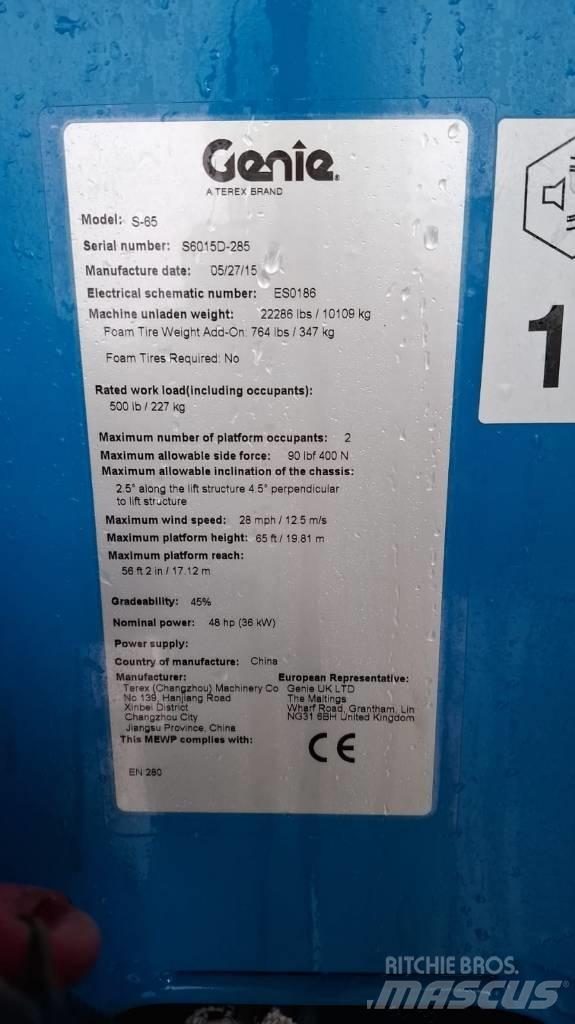 Genie S 65 Teleskopbühnen