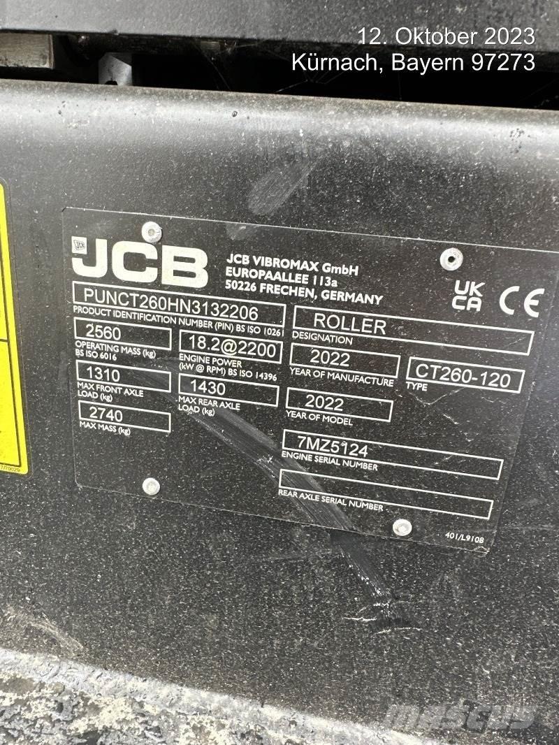JCB CT260-120 Walzen