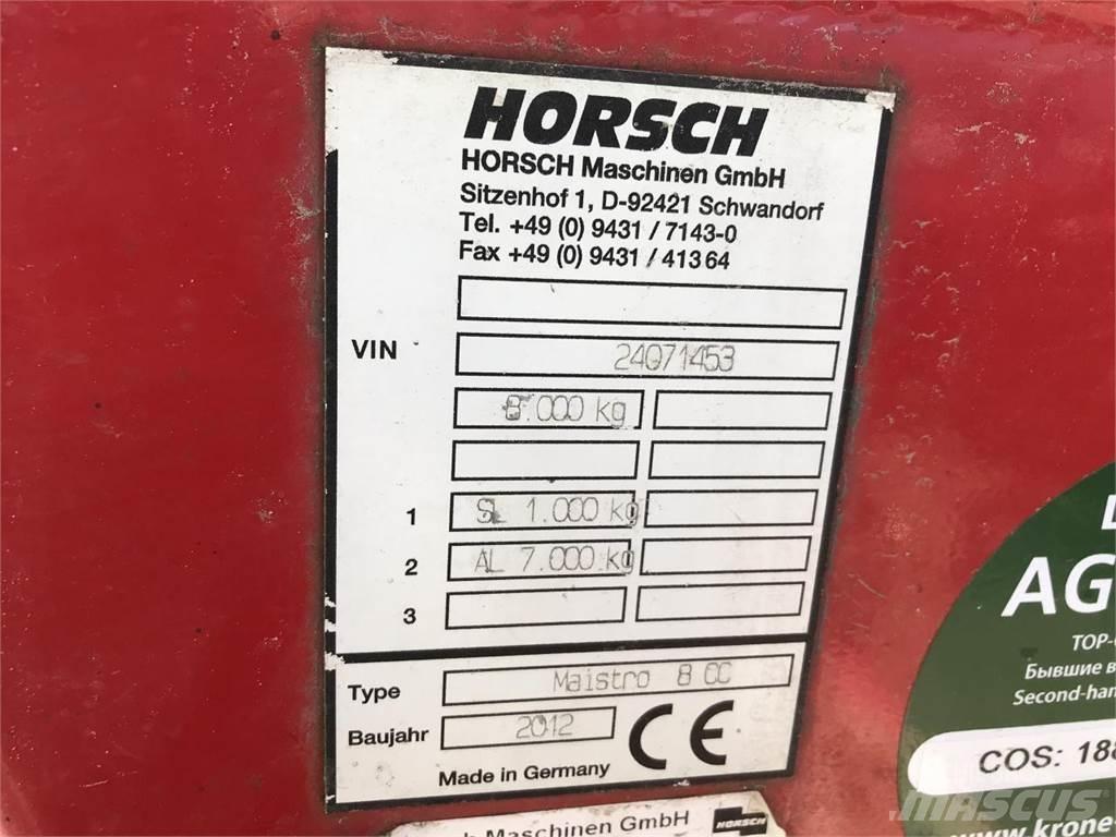 Horsch Maistro 8CC Präzisionssaatmaschinen