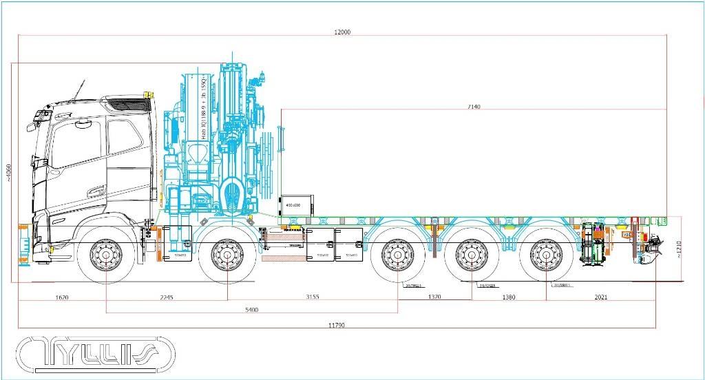 Volvo FH 13 540 Kranwagen