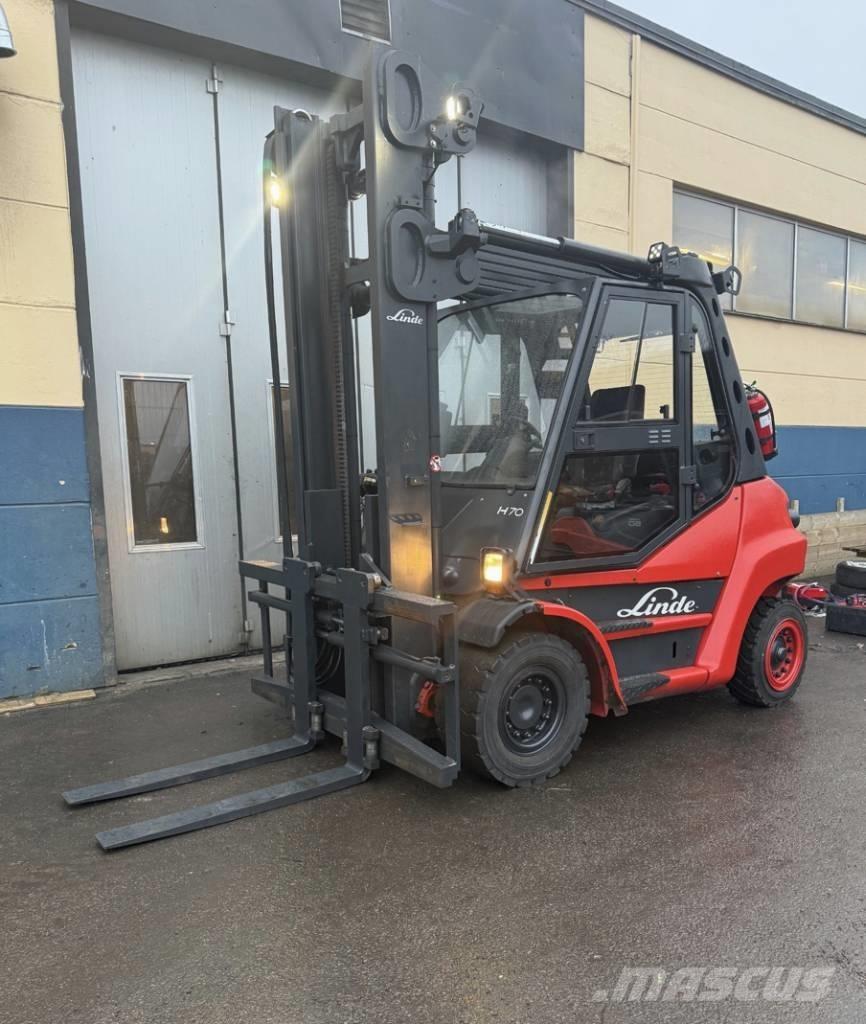 Linde truck H70D Diesel heftrucks