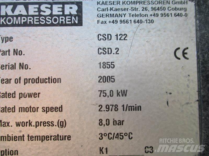 Kaeser CSD 122 Kompressoren