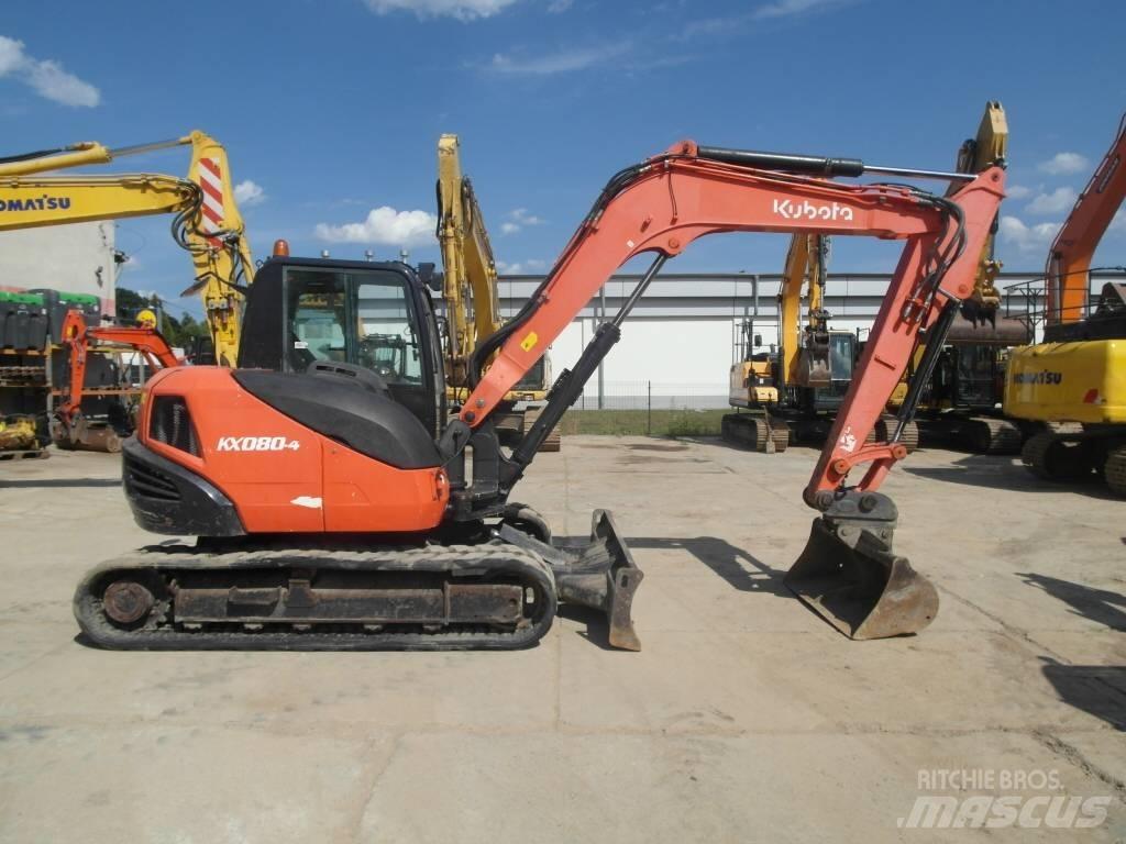 Kubota KX 080-4 Midibagger  7t - 12t