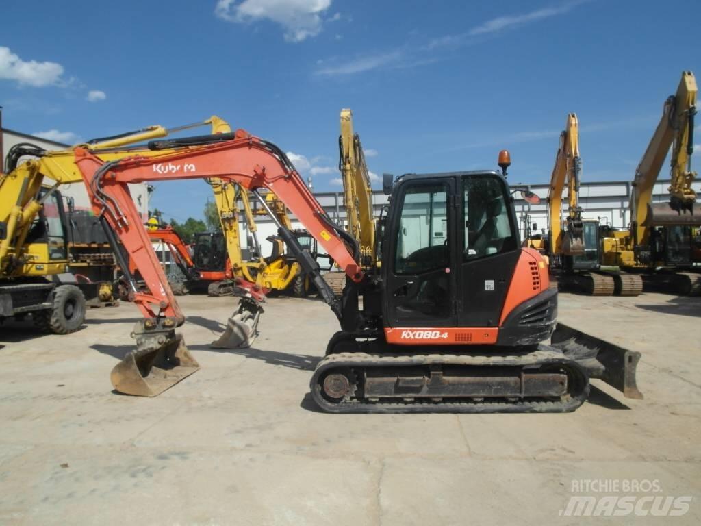 Kubota KX 080-4 Midibagger  7t - 12t