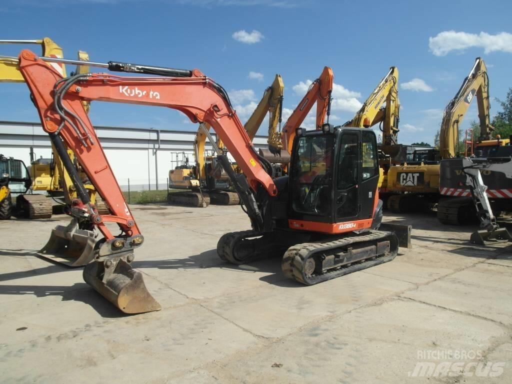 Kubota KX 080-4 Midibagger  7t - 12t