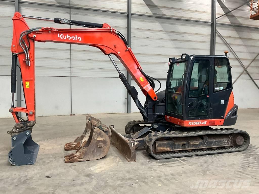 Kubota KX 080-4 A Midibagger  7t - 12t