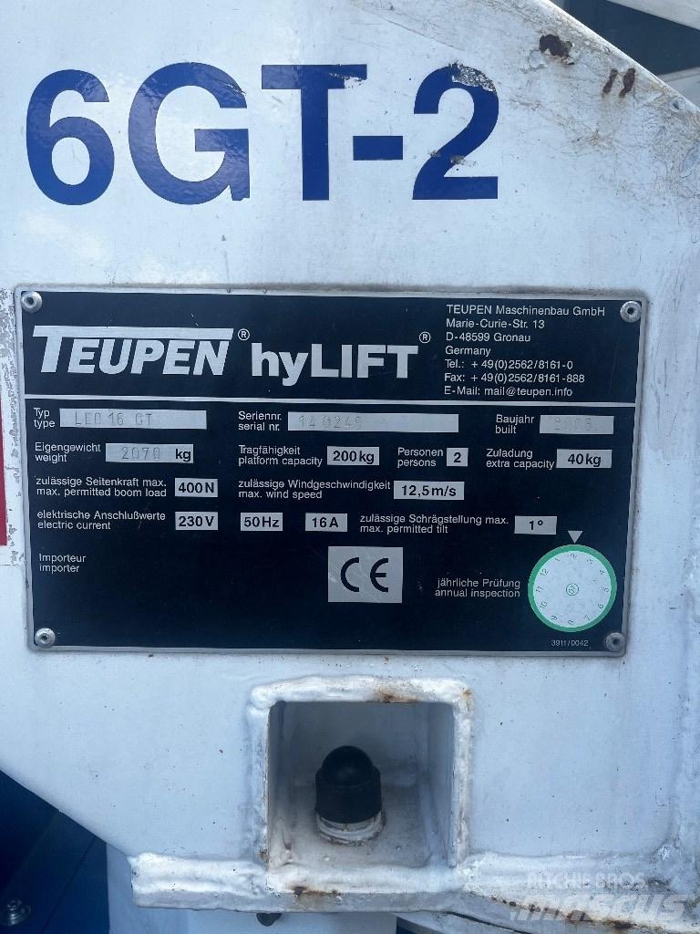 Teupen Leo 16GT Gelenkteleskoparbeitsbühnen