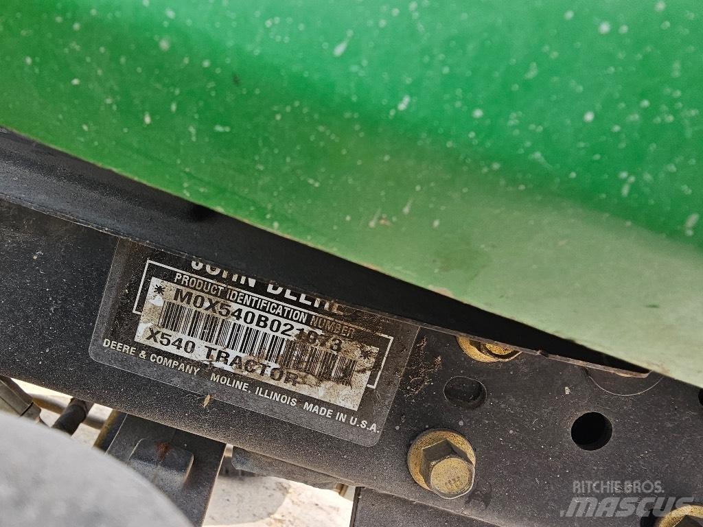 John Deere X 540 Kleintraktoren