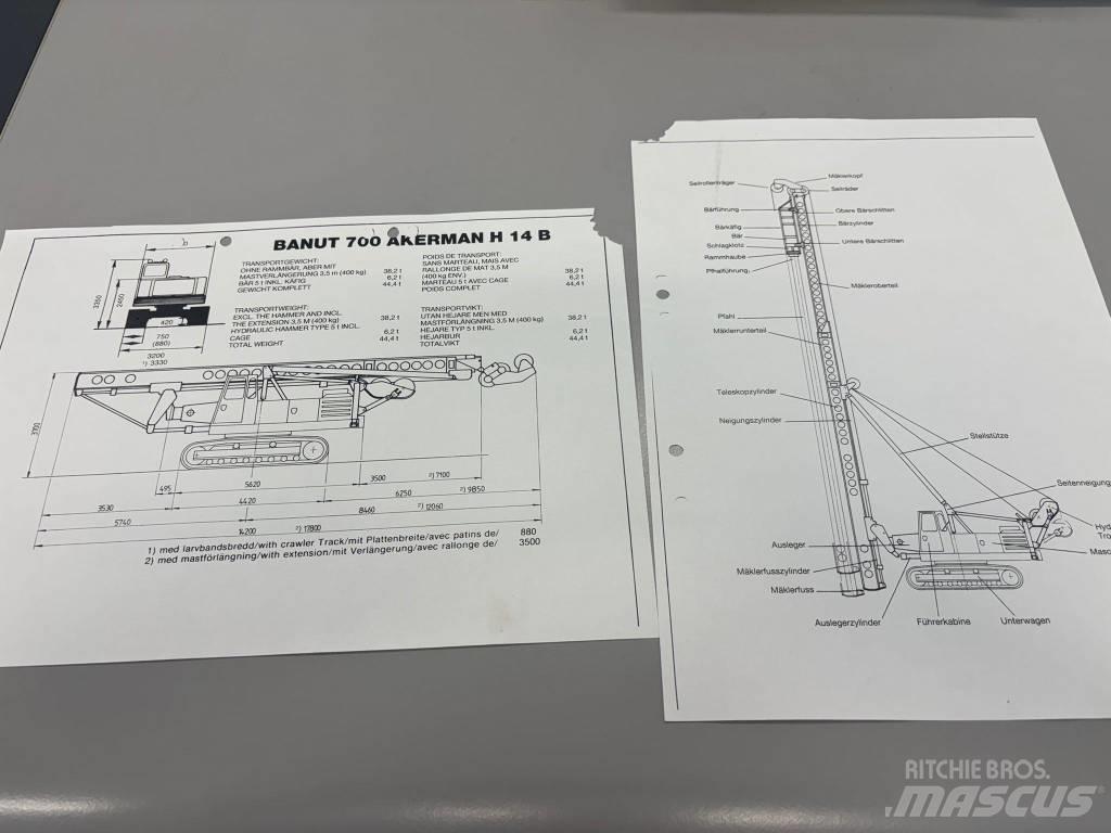 Åkerman Banut H14B Hydraulische Rammhammer