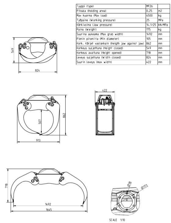 Mesera MF26 Greifer