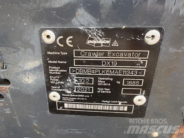 Doosan DX 19 Minibagger < 7t