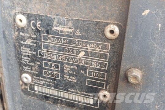 Develon DX 10 Z Minibagger < 7t