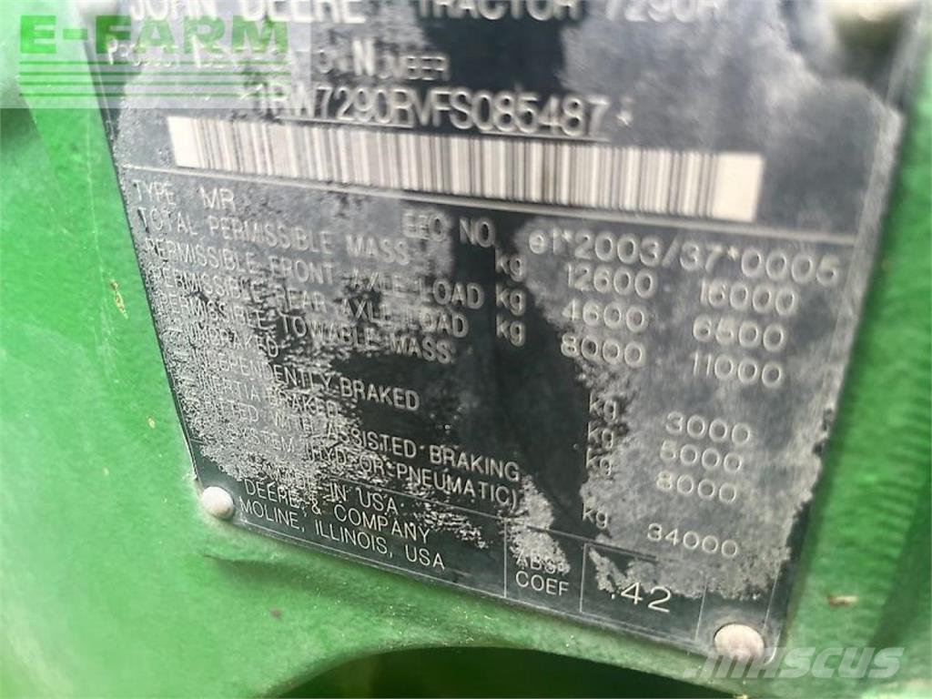 John Deere 7290r Traktoren