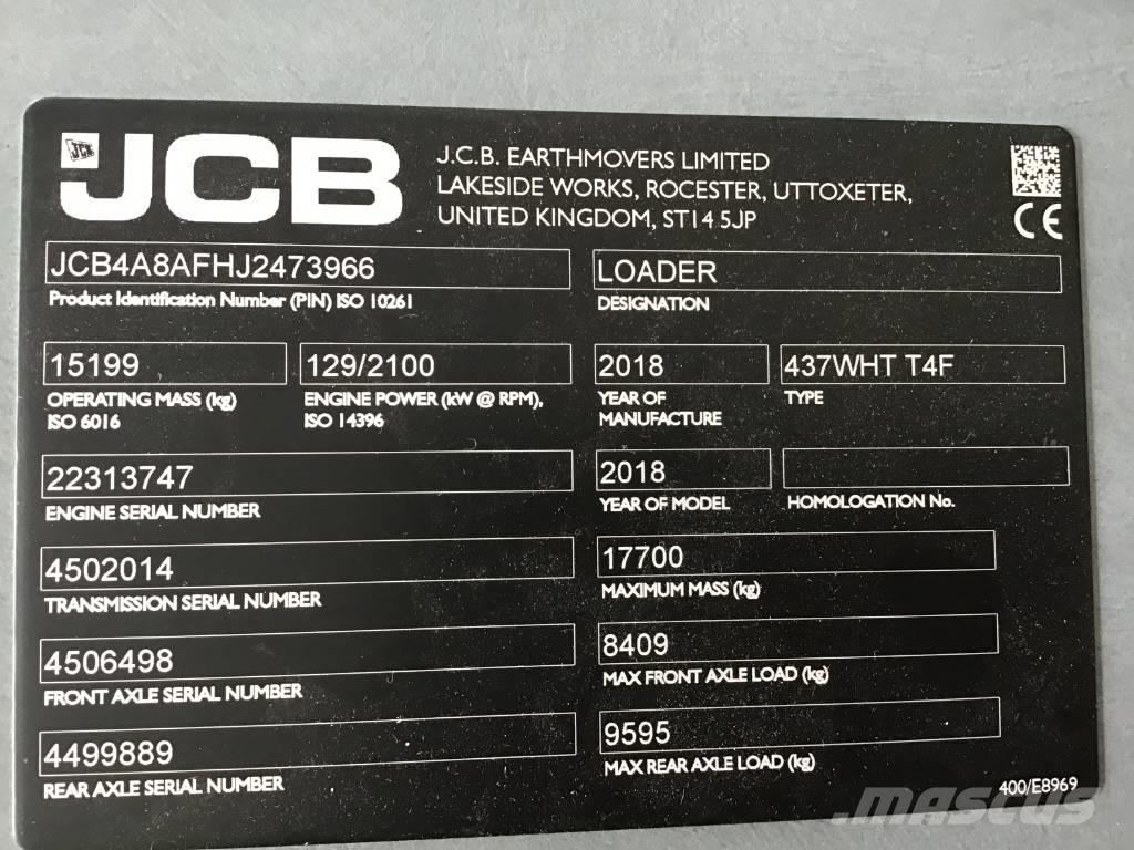 JCB 437 WHT Radlader