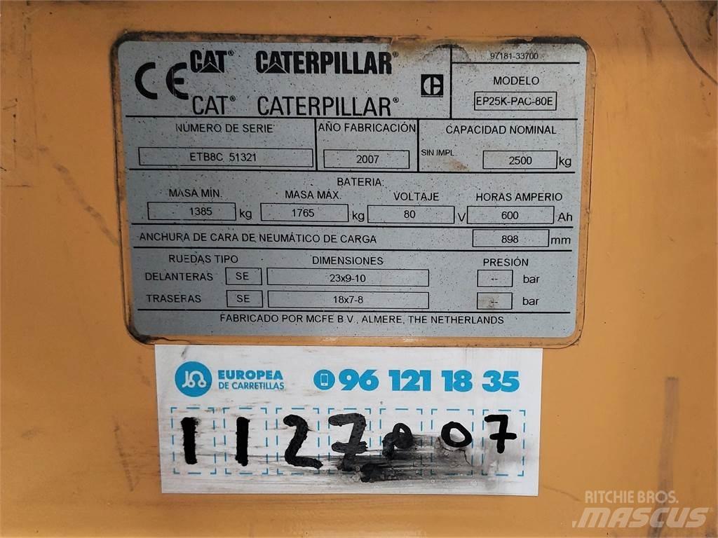 CAT EP25K PAC Elektrische heftrucks
