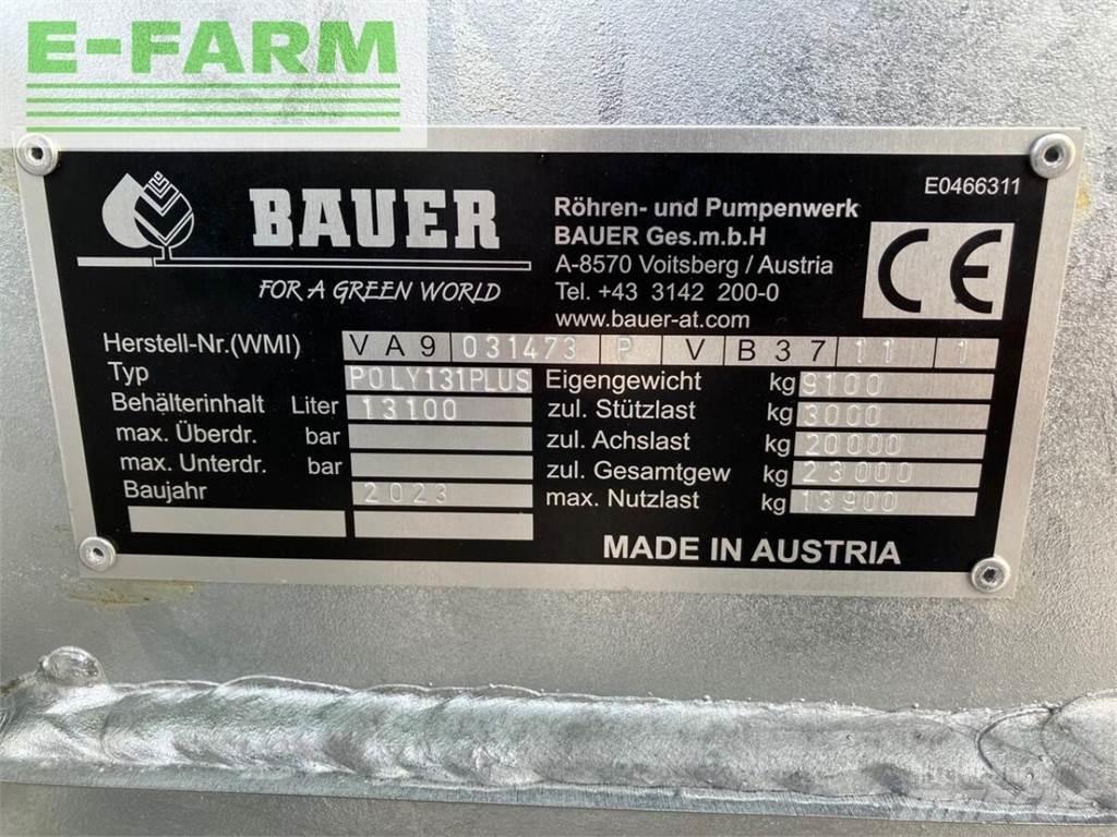 Bauer poly 131 Tankauflieger