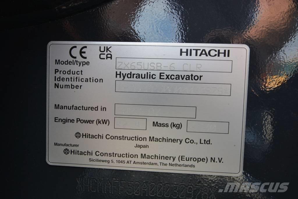 Hitachi ZX 65 USB-6 Minibagger < 7t