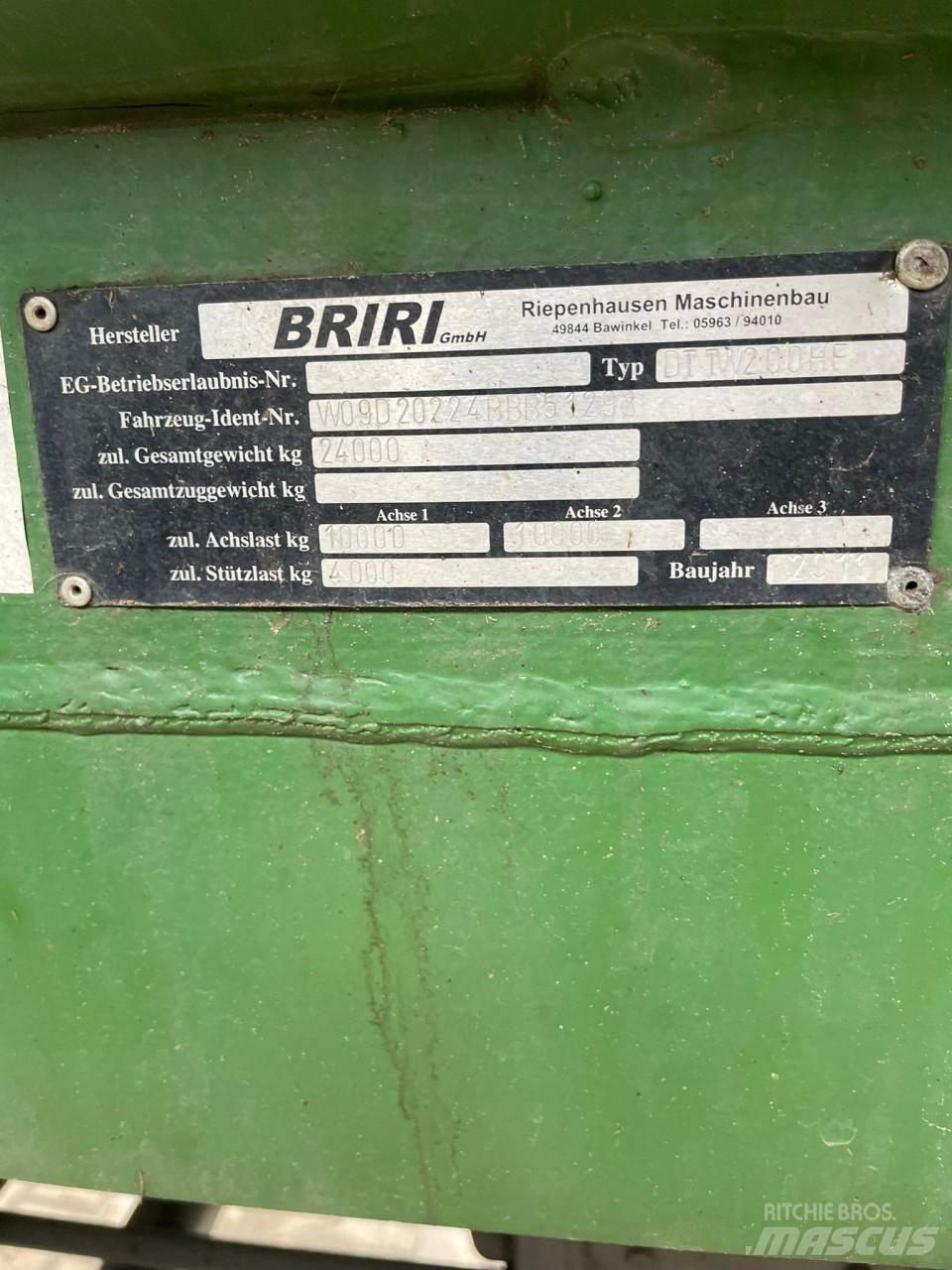 Briri Güllefass Gülletankwagen