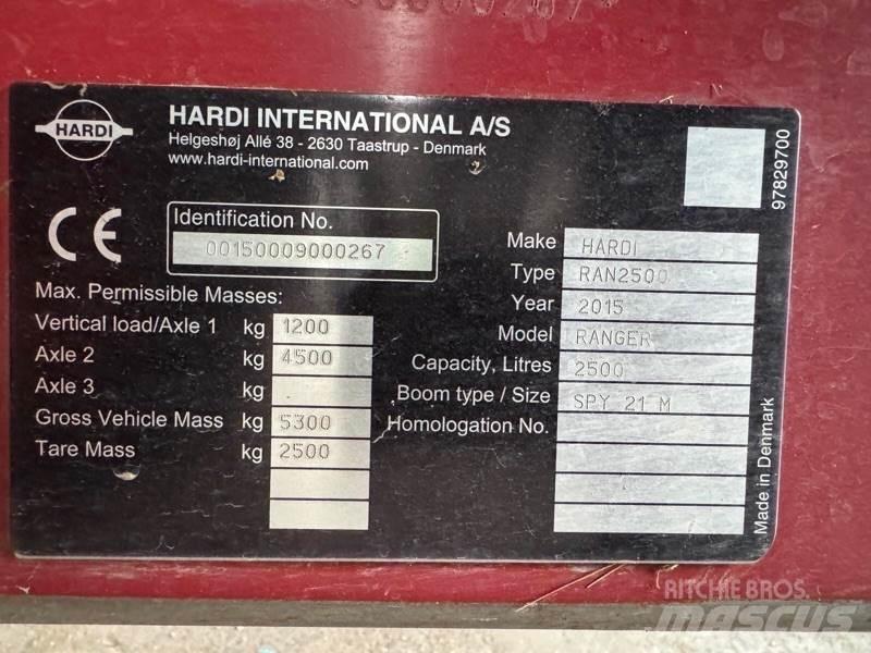 Hardi Ranger 2500 Anhängespritzen