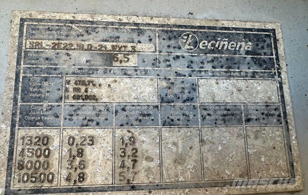 Lecinena SD220LD Kippladerauflieger