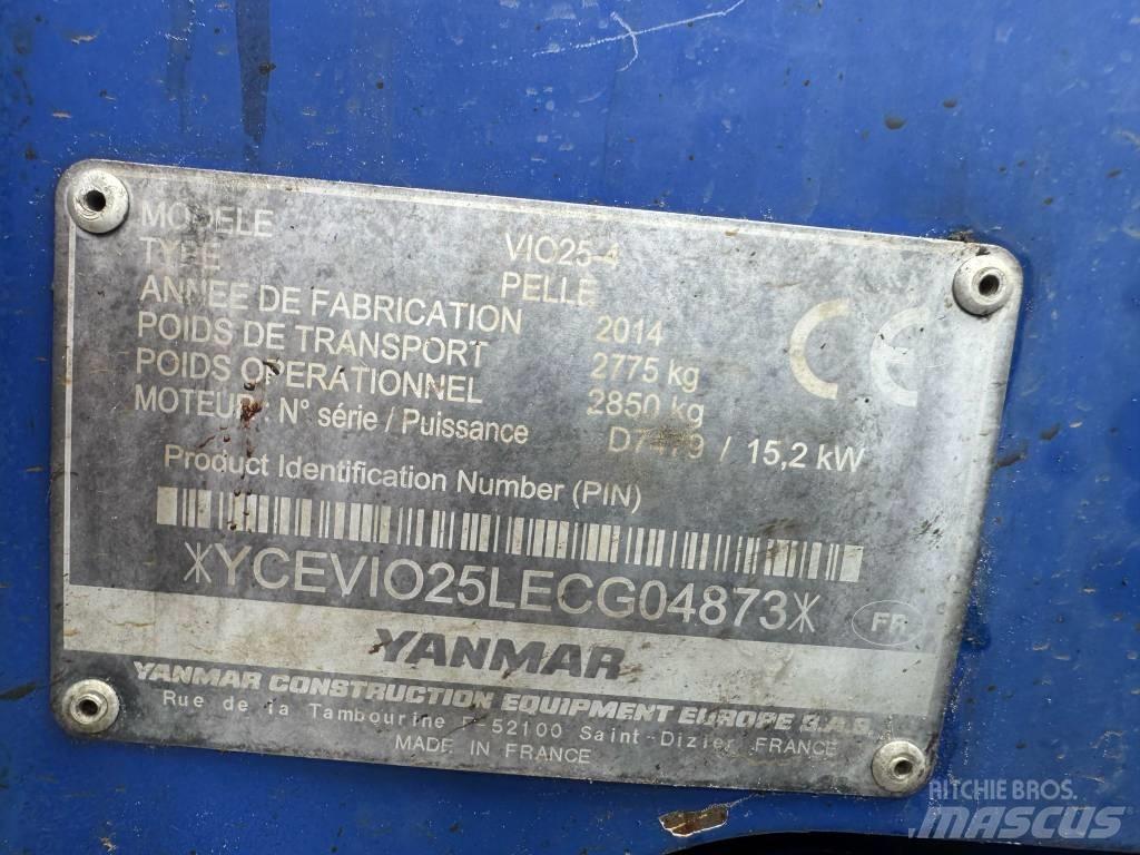 Yanmar Vio 25-4 Minibagger < 7t