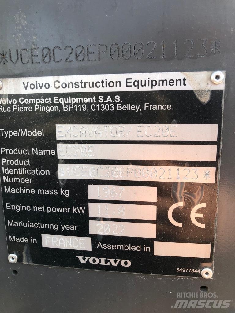 Volvo EC 20 E Minibagger < 7t