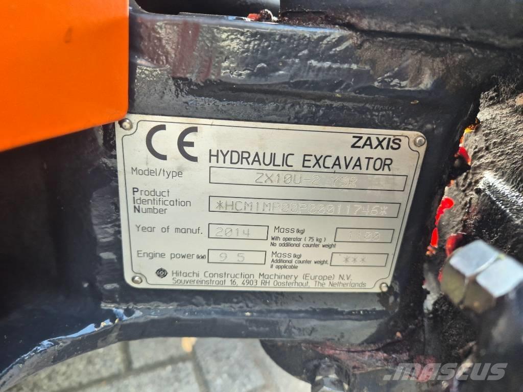 Hitachi ZX 10 U-2 Minibagger < 7t