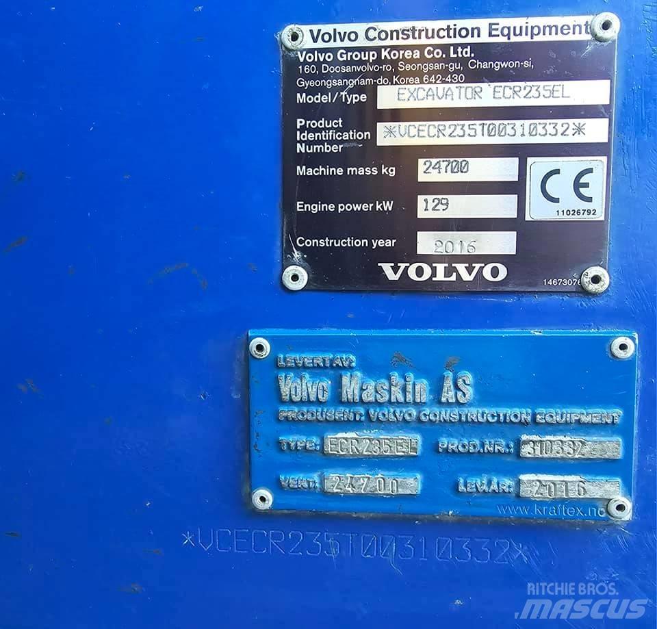 Volvo ECR 235 EL Raupenbagger