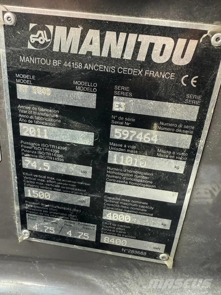 Manitou MT 1840 Teleskoplader