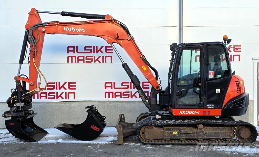 Kubota KX 080-4 Midibagger  7t - 12t