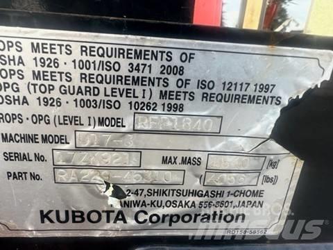 Kubota U 17-3 Minibagger < 7t